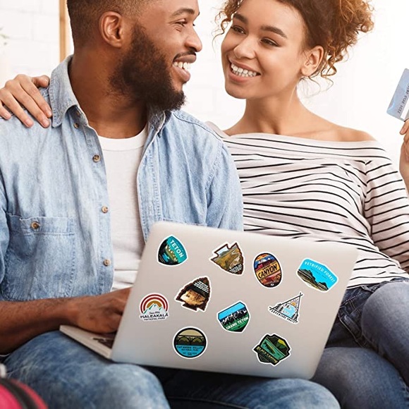 Nature camping stickers VSCO laptop hydro flask - Picture 4 of 16